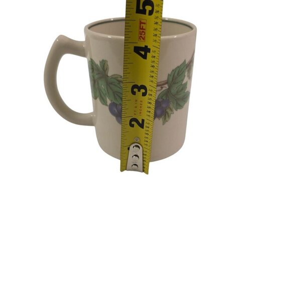 Epoch Wholesome Cups Fruit Pattern 12 Oz Stoneware Coffee Tea Mugs – Set of 2 - Picture 6 of 16